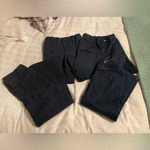 Set of 4 Lands End Dickie Uniform pants/shorts size 6